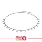 زنجیر دور شکم نقره ای